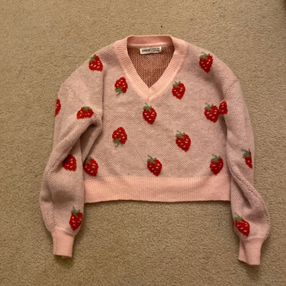 Strawberry crop top